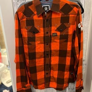 Gstar checkerboard shirt